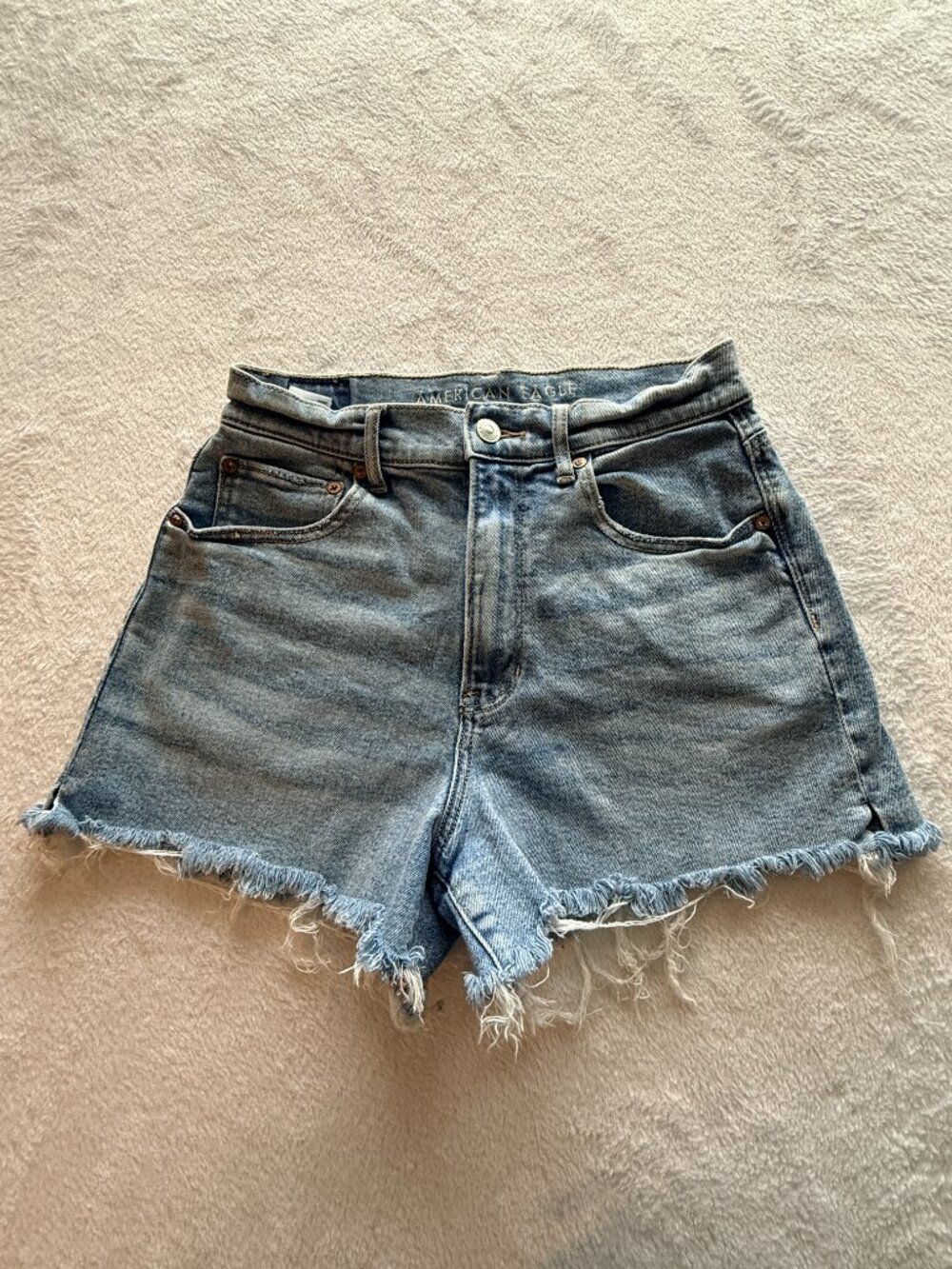 American Eagle Cutoff Jean Shorts Womens Size 6 90s Coastal Cowgirl Jorts